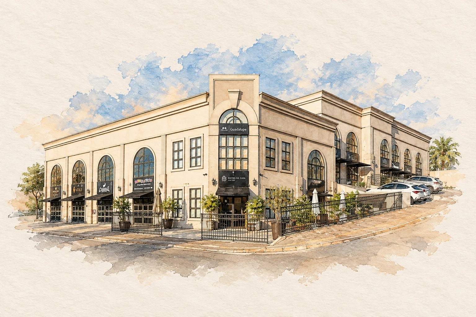 Aquarela do Guadalupe Open Mall