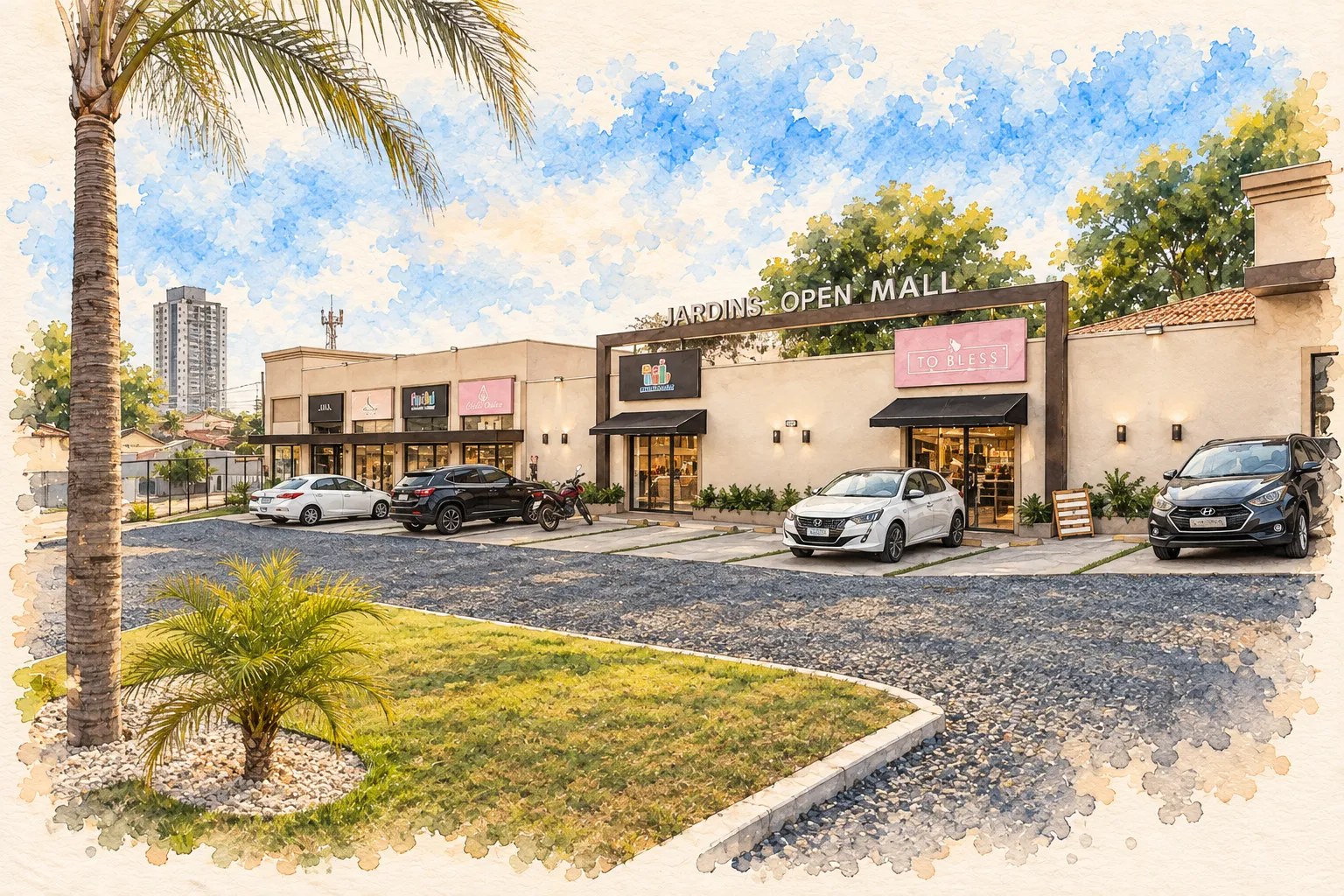 Aquarela do Jardins Open Mall